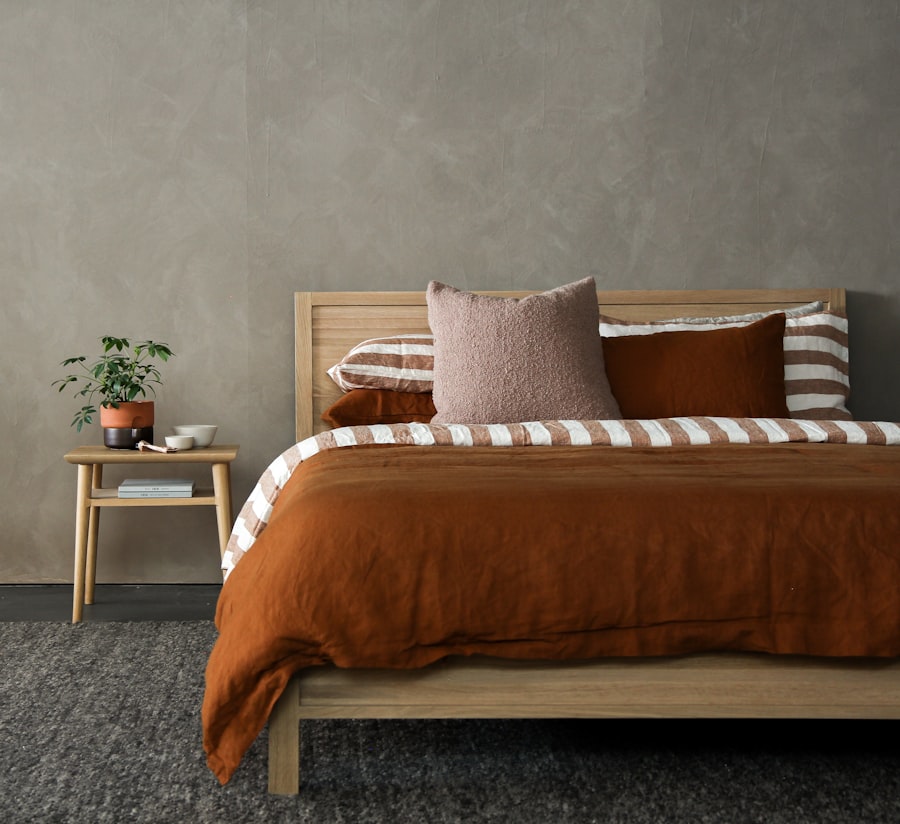 Bedroom curtains with blackout lining